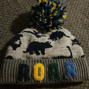 Little Boys winter hat size 4t/5t dinosaur patterned